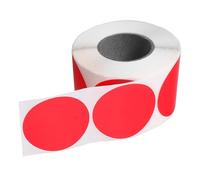 Uonlytech Etichette Rotonde Termiche Adesive per Stampante Carta Sticker Stampabile Gialla per Organizzazione e Superficie Scrivibile e Adesione Forte