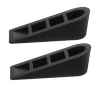Uonlytech Fermaporta di Sicurezza in Gomma Resistente 2 Pezzi Cuneo Antiscivolo per Porte Interne Blocco Fermaporta per Pavimenti in Legno Piastrelle e Moquette Protezione