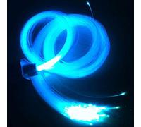 Uonlytech Fibra Ottica Luminosa 100 Metri Cavo Resistente All'Acqua in Materiale Pmma Alta Trasparenza Per Illuminazione Decorativa Fontane Piscine Spa E Ambienti Relax