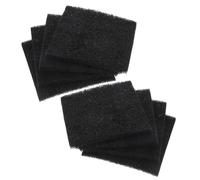 Uonlytech Filtro per Compost Attivo 12 Pezzi 8x8 Cm in Cotone Tagliabile per Bidone della Spazzatura, Filtro di Ricambio per Contenitori Compost Cucina Bagno, Assorbente Odori per Uso