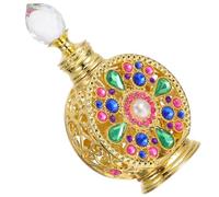 Uonlytech Flacone Contagocce in Vetro per Profumo 12 Ml Portaoggetti Vuoto Ricaricabile Portatile Elegante per Viaggi Aromaterapia Cura Personale