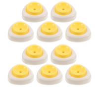 Uonlytech Foratore per Uova Sode Manuale con Base Stabile in Plastica Set da 10 Pezzi per Perforare Gusci senza Crepe Utensile da Cucina per Uso Quotidiano e Feste