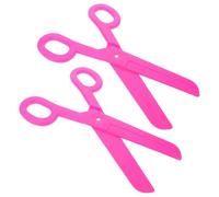 Uonlytech Forbici da Clown Giganti in Plastica 2 Pezzi - Grandi Forbici Finte per Costume da Pagliaccio e Decorazioni per Feste di Carnevale, Accessori Teatrali Riutilizzabili e Maneggevoli