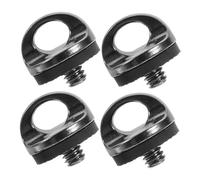 Uonlytech Gancio Anello Per Fotocamera 1/4 Set 4 Pezzi Anticaduta Portatile Per Fotografia Professionale Colore Grigio Scuro Per Appassionati e Professionisti