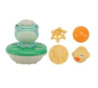 Uonlytech Giocattolo Elettrico da Bagno per Piccoli Spruzzatore D’acqua a Forma di Rana Cartone Animato, Set da 1 Pezzo, Giocattolo Acquatico per Doccia, Stimola la Motricità e Rende