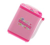 Uonlytech Giocattolo Lavatrice Mini Rosa Senza Batterie Elettrodomestico Giocattolo Per Bambini Simulazione Rotazione Gioco Di Ruolo Educativo