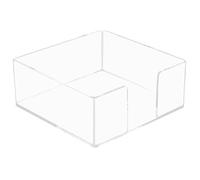 Uonlytech Guzzini Portatovaglioli in Acrilico Trasparente Moderno, Porta Tovaglioli Rotondo Semplice e Robusto, per Decorazioni da Tavolo in Feste e Banchetti