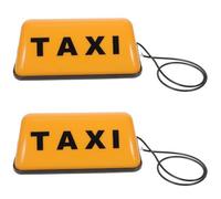 Uonlytech Insegna Luminosa Per Taxi Cabina a Cupola 2 Pezzi Luce Magnetica Led Per Taxi Top Illuminazione Interna 6.7X3.1X5.1 Pollici