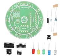 Uonlytech Kit di Pratica di Saldatura Fai da Te con Mini Scheda Circuito Stampato per Apprendimento Elettronico Strumenti Didattici per Principianti e Esperti Accessori Resistenti in