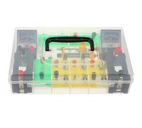 Uonlytech Kit Didattico di Fisica per Esperimenti di Elettricità Scuola Media, Strumento Sperimentale Portatile Accessori Colorati, Attrezzatura Educativa Compatta per Colore Casuale