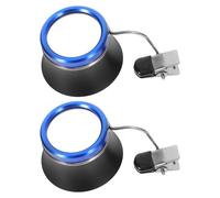 Uonlytech Lente D'ingrandimento Clip 20x per Occhiali da Riparazione Orologi e Gioielli, Set 2 Pezzi, Strumento di Ispezione per Lettura Anziani e Lavori Ravvicinati di Precisione