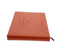 Uonlytech Libro Contabile Versatile in Finta Pelle Marrone Leggero e Facile da Trasportare, Quaderno Semplice per Appunti di Contabilità e Bilancio, per Studenti e Viaggiatori