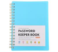 Uonlytech Libro Password con Linguette Alfabetiche, Quadernino Spirale Formato A6 in Carta e Pp, Organizer Multifunzionale per Uso Personale e Ufficio