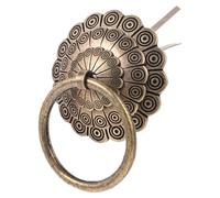 Uonlytech Maniglia Per Porta Antico Accessorio Decorativo Retro Per Ingressi e Ville Design Classico e Versatile Resistente e Durevole Rame Solido Per Decorazione Domestica