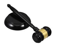 Uonlytech Martello da Giudice in Legno Artigianale con Suono Chiaro e Forte Martelletto per Aste e Riunioni Regalo per Avvocati Giudici e Banditori