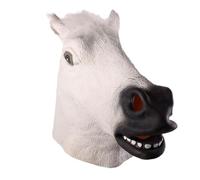 Uonlytech Maschera in Lattice Naturale per Halloween Testa di Cavallo Spaventosa e Facile da Vedere per Feste in Costume e Party di Capodanno