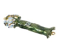 Uonlytech Mezuzah in Metallo con Rotolo e Benedizione Ebraica per Porta, Custodia Decorativa per Stipite, Protezione Ebraica per Casa, Decorazione Hanukkah per Famiglie Ebraiche