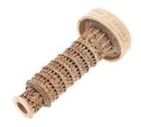 Uonlytech Miniatura Torre di Pisa in Resina, Miniatura Architettonica per Decorazione da Tavolo Interna, Finitura Delicata e Artigianato Fine per Casa