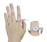 Uonlytech Misuratore d Ingrandimento Dita Riutilizzabile Strumento Preciso per Gioielli Senza Odore e Danni Versione USA