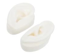 Uonlytech Modello Orecchio in Silicone Finto Realistico per Esposizione Gioielli e Pratica Piercing Simulazione Dettagliata per Negozi Bellezza e Centri Audiologici