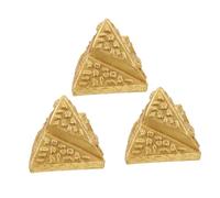 Uonlytech Modello Piramide Egizia Da Tavolo 3 Pezzi, Accessori Decorativi Per Terapia Psicologica, Ornamento Retrò Per Scrivania, Soggiorno e Camera Da Letto