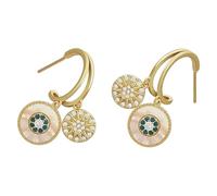 Uonlytech Orecchini a Cerchio da Donna Conchiglia Eleganti, Gioielli Leggeri Delicati sulla Pelle, Orecchini Pendenti Moda per Feste e Regali Speciali