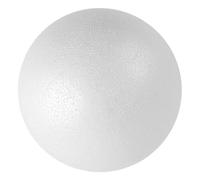 Uonlytech Palla Rotonda in Schiuma Polistirolo Cerchio Jumbo Aula Decorazione Girare Giri Gigante di Grandi Dimensioni Globo Palla di Schiuma Floreale Forme Ragazzo Artigianato Bianca