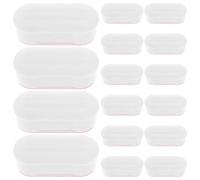 Uonlytech Paracolpi per Sedili Wc 16 Pezzi Antiscivolo in Materiale Elastico Cuscinetti Ammortizzatori Resistenti e Lavabili Stabilizzatori per Bagno Domestico per Copriwater e Bidet