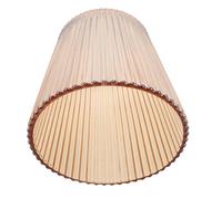 Uonlytech Paralume in Vetro Rigato Vintage Piccolo da 13 Cm Paralume di Ricambio per Lampada a Sospensione da Tavolo Color Cannella per Scrivania Camera e Cucina