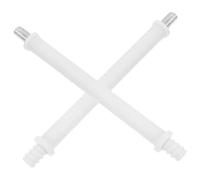 Uonlytech Parti Della Testina Scopino Wc 2 Pezzi Manico in Plastica e Vite in Ferro, Accessori Per Scopino Wc Per Pulizia Efficiente Del Bagno