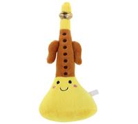 Uonlytech Peluche a forma di strumento musicale - Bambola di peluche a forma di corno sonoro da 13,4" - Ornamento di morbido a tema musicale per la stanza della camera da letto - Simpatico per