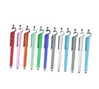 Uonlytech Penna Stilo Impugnatura Comoda per Touch Screen 12 Pezzi Supporto per Smartphone Penna per Annotare e Firme, ABS As