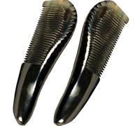 Uonlytech Pettine in Corno Naturale Massaggiante Antistatico e Robusto 2 Pezzi Colore Casuale 13-14cm per Chioma Ricci e Lisci per Uso Quotidiano a Casa