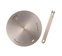 Uonlytech Piastra Diffusore Calore Induzione in Acciaio e Adattatore Termico per Cucine a Gas ed Elettriche Disco Guida Termica Professionale Rosa Rosa