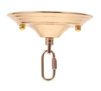 Uonlytech Piastra Per Plafoniera Piastra Di Copertura Per Plafoniera Vintage Kit Rosone Con Gancio Anello Per Luce Pendente Base Per Lampadario Rosone B