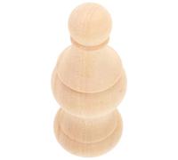 Uonlytech Pinnacoli Decorativi in Legno Massello per Interni 15x6 Cm, Terminali per Aste Tende e Montanti Letto Design Ponte Romano, Elementi Decorativi Versatili per Scale e Progetti Fai