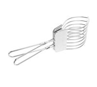 Uonlytech Pinza per Affettare i Toast e Barbecue in Acciaio Inox Resistente all’Usura Impugnatura Ergonomica, Strumento Guida per Affettare Pane, Carne e Antipasti, per Buffet e Cucina Professionale