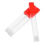 Uonlytech Porta in Plastica Trasparente 3 Pezzi, Custodia Protettiva Minimalista Facile da Pulire, Tubo di Conservazione per Strumenti, per Uso