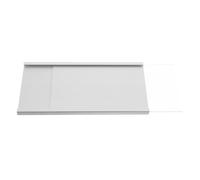 Uonlytech Porta Targhetta per Ufficio in Alluminio da Parete 9x16 Cm, Targa Aziendale per Cubicolo Installazione senza Foratura, Identificazione Postazioni di Lavoro per Sale Riunioni