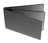 Uonlytech porta tessere per auto Titolare del documento titolare della targa dell'auto documenti manica della patente di guida custodia per patente di guida multiuso PC Black