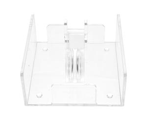 Uonlytech Porta Tovaglioli Rettangolare in Acrilico Trasparente Grande Capacità, Elegante e Pratico per Bar e Uso Esterno, Evita i Tovaglioli Volino Via