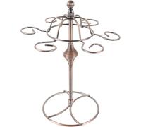 Uonlytech Portabicchieri da Tavolo in Ferro Antiruggine Supporto per Calici da Vino Cocktail e Martini Organizzatore Raffinato per Casa e Cucina Decorazione Funzionale