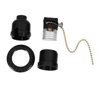 Uonlytech Portalampada E27 Con Interruttore a Strappo, Base Lampada a Catena in Materiale Resistente, Adattatore Per Plafoniera Con Catena Di Trazione Per Uso Versatile e Installazione Semplice