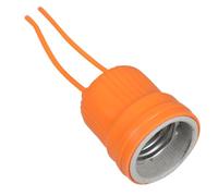 Uonlytech Portalampada Riscaldante in Ceramica E27, Base per Lampadina Resistente Alte Temperature per Illuminazione Domestica, Agricola e Ambienti Esterni Umidi, Attacco a Vite