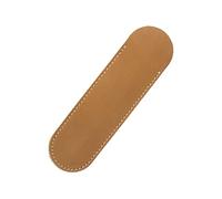 Uonlytech Portapenne in Pelle di Astuccio per Stilografiche e Penne Design Retrò Elegante Colore Cammello Cucito Mano Piccolo e Pratico per Uso Quotidiano