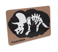 Uonlytech Puzzle in Legno Scheletro Preistorico Montessori per Anni Giocattolo Educativo di Apprendimento Cognitivo Rompicapo Fossili Regalo Didattico per Piccoli Paleontologi