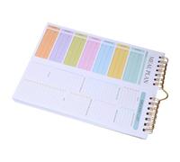Uonlytech Quaderno Alimentare A5 52 Pagine in Carta per Pianificazione Settimanale dei Pasti e Lista della Spesa a Casa
