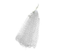 Uonlytech Rete da Lancio Maglia 13 Bianca 2 Pezzi in Ferro e Nailon per Pesca Sicura e Pratica, Rete di Ricambio per Canna da Pesca e Trappola Esca