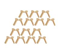 Uonlytech Rivetti per Posate Fai da Te 14 Paia in Acciaio Inox Set Perni Manici Coltelli Legno Elementi di Fissaggio per Riparazione e Manutenzione Coltelli da Cucina Chef