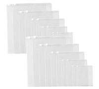 Uonlytech Sacchetti da Viaggio Chiusura a Zip per Vestiti 10 Pezzi Sacchetti per Imballaggio Abbigliamento in Plastica Spessa Smerigliata Set per Organizzare e Riporre Magliette e